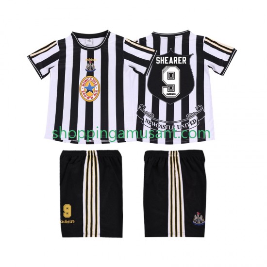 Maillot de Foot Newcastle United SHEARER 9 1997 Rétro Enfant Domicile 1999 Manche Courte