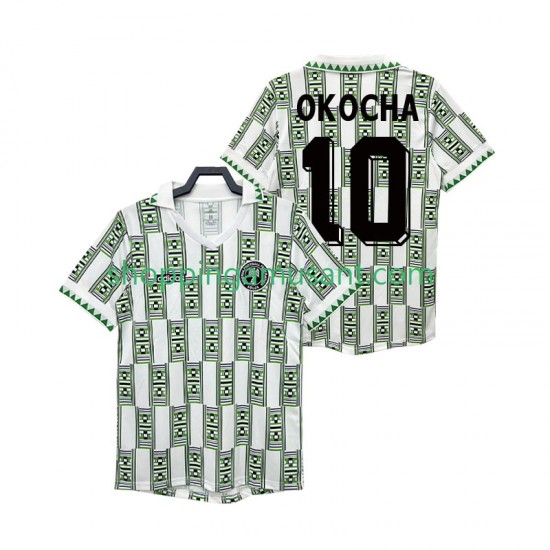 Maillot de Foot Nigeria OKOCHA 10 Rétro Homme Extérieur 1994 Manche Courte