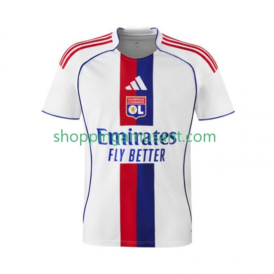Maillot de Foot Olympique Lyonnais Homme Domicile 2025-2026 Manche Courte