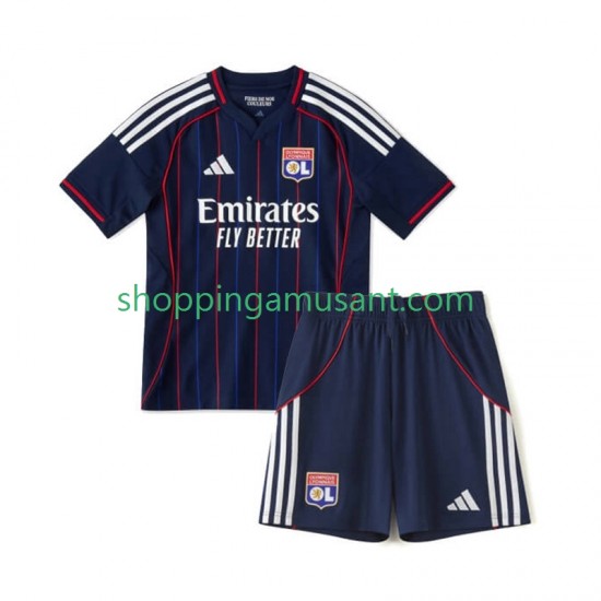 Maillot de Foot Olympique Lyonnais Enfant Extérieur 2025-2026 Manche Courte