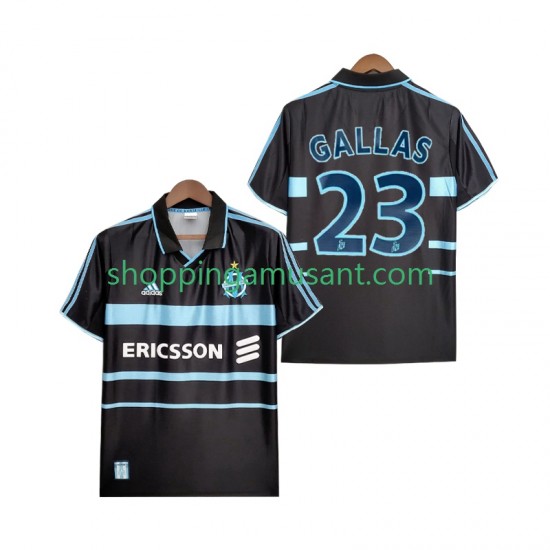 Maillot de Foot Olympique de Marseille Gallas 23 2000 Rétro Homme Neutre 1999 Manche Courte