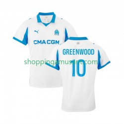 Maillot de Foot Olympique de Marseille Mason Greenwood 10 Homme Domicile 2025-2026 Manche Courte