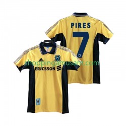 Maillot de Foot Olympique de Marseille PIRES 7 Rétro Homme Neutre 1999 1998 Manche Courte