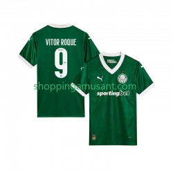 Maillot de Foot Palmeiras Vitor Roque 9 Homme Domicile 2025-2026 Manche Courte