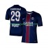 Maillot de Foot Paris Saint-Germain Bradley Barcola 29 Homme Domicile 2025-2026 Manche Courte