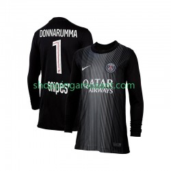Maillot de Foot Paris Saint-Germain Gianluigi Donnarumma 1 Gardien Homme Domicile 2025-2026 Manche Longue