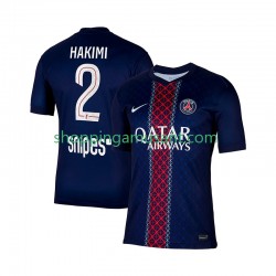 Maillot de Foot Paris Saint-Germain Hakimi 2 Homme Domicile 2025-2026 Manche Courte