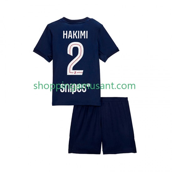 Maillot de Foot Paris Saint-Germain Hakimi 2 Enfant Domicile 2025-2026 Manche Courte