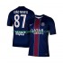 Maillot de Foot Paris Saint-Germain Joao Neves 87 Homme Domicile 2025-2026 Manche Courte