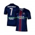 Maillot de Foot Paris Saint-Germain Khvicha Kvaratskhelia 7 Homme Domicile 2025-2026 Manche Courte