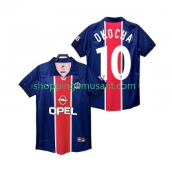 Maillot de Foot Paris Saint-Germain OKOCHA 10 Rétro Homme Domicile 1999 1998 Manche Courte