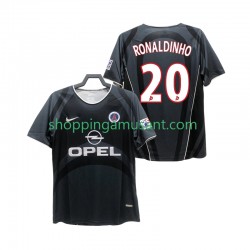 Maillot de Foot Paris Saint-Germain RONALDINHO 20 2001 Rétro Homme Neutre 2002 Manche Courte