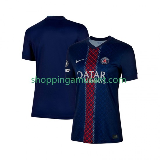 Maillot de Foot Paris Saint-Germain Féminine Domicile 2025-2026 Manche Courte