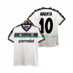 Maillot de Foot Parme NAKATA 10 2003 Rétro Homme Extérieur 2002 Manche Courte