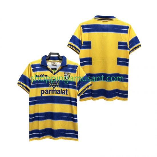 Maillot de Foot Parme Rétro Homme Domicile 1999 1998 Manche Courte