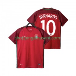 Maillot de Foot Portugal BERNARDO 10 2016 Rétro Homme Domicile Manche Courte