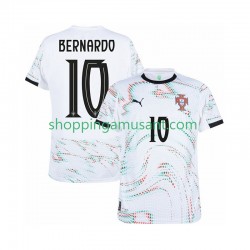 Maillot de Foot Portugal Bernardo Silva 10 Homme Extérieur 2025-2026 Manche Courte