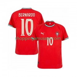 Maillot de Foot Portugal Bernardo Silva 10 Homme Domicile 2025-2026 Manche Courte