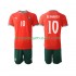 Maillot de Foot Portugal Bernardo Silva 10 Enfant Domicile 2025-2026 Manche Courte