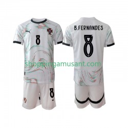 Maillot de Foot Portugal Bruno Fernandes 8 Enfant Extérieur 2025-2026 Manche Courte