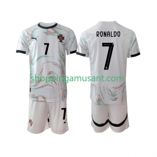 Maillot de Foot Portugal Cristiano Ronaldo 7 Enfant Extérieur 2025 Manche Courte