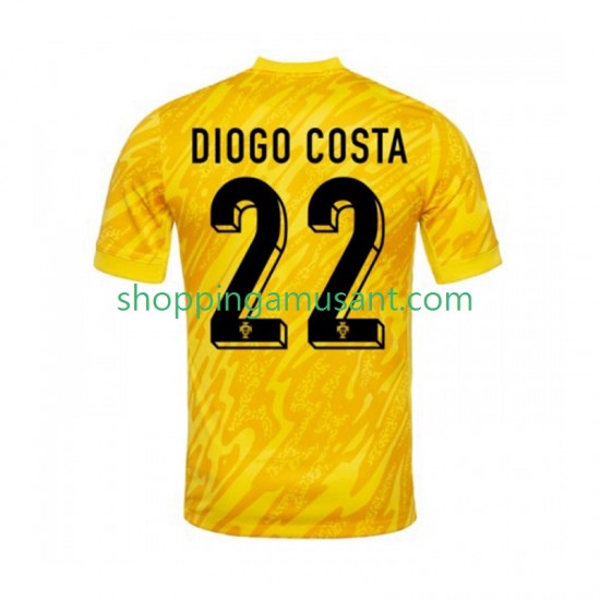 Maillot de Foot Portugal Diogo Costa 22 Gardien Homme Domicile 2024 Manche Courte