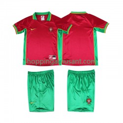 Maillot de Foot Portugal Rétro Enfant Domicile 1998 Manche Courte
