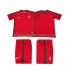 Maillot de Foot Portugal 2016 Rétro Enfant Domicile Manche Courte
