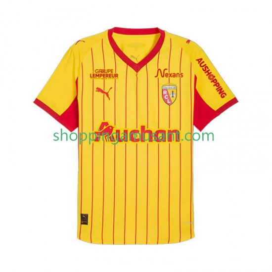 Maillot de Foot RC Lens Homme Domicile 2025-2026 Manche Courte