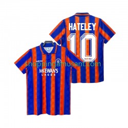 Maillot de Foot Rangers HATELEY 10 1993 Rétro Homme Extérieur 1994 Manche Courte