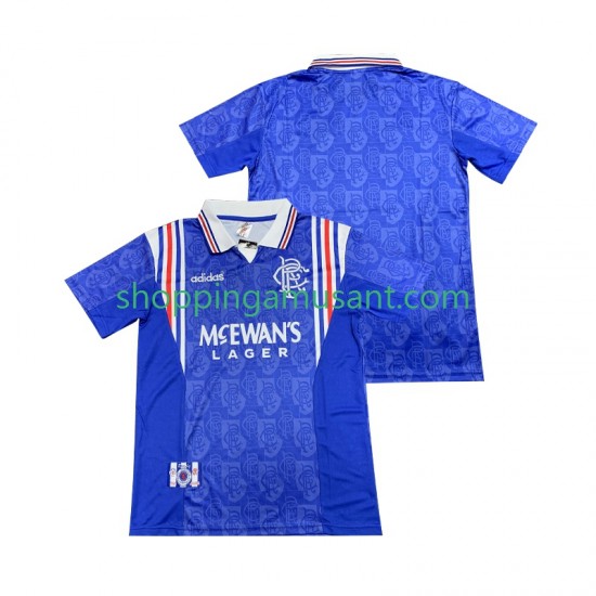 Maillot de Foot Rangers 1996 1997 Rétro Homme Domicile Manche Courte
