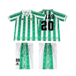 Maillot de Foot Real Betis Tomas Olias 20 1996 1997 Rétro Enfant Domicile Manche Courte
