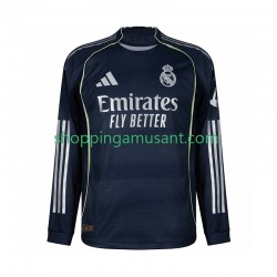 Maillot de Foot Real Madrid Homme Extérieur 2025-2026 Manche Longue