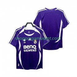 Maillot de Foot Real Madrid 2007 Rétro Homme Extérieur 2006 Manche Courte