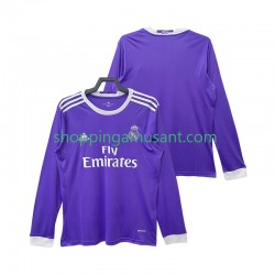 Maillot de Foot Real Madrid 2016 2017 Rétro Homme Extérieur Manche Longue