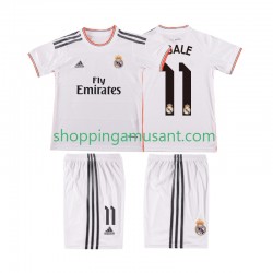Maillot de Foot Real Madrid BALE 11 2013 2014 Rétro Enfant Domicile Manche Courte