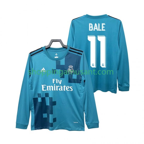 Maillot de Foot Real Madrid BALE 11 2017 2018 Rétro Homme Neutre Manche Longue