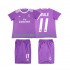 Maillot de Foot Real Madrid Bale 11 2016 2017 Rétro Enfant Extérieur Manche Courte