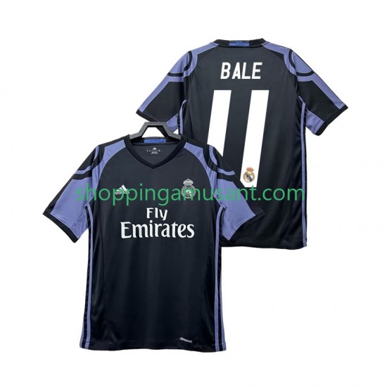 Maillot de Foot Real Madrid Bale 11 2016 2017 Rétro Homme Neutre Manche Courte