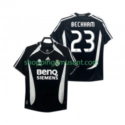Maillot de Foot Real Madrid Beckham 23 2007 Rétro Homme Neutre 2006 Manche Courte