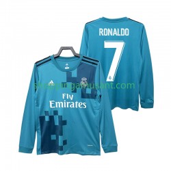 Maillot de Foot Real Madrid CRISTIANO RONALDO 7 2017 2018 Rétro Homme Neutre Manche Longue