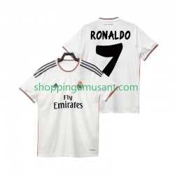 Maillot de Foot Real Madrid Cristiano Ronaldo 7 2013 2014 Rétro Homme Domicile Manche Courte