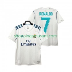 Maillot de Foot Real Madrid Cristiano Ronaldo 7 2017 Rétro Homme Domicile Manche Courte