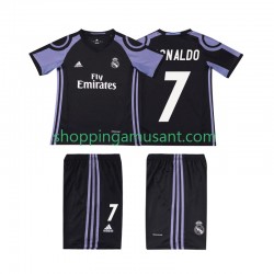 Maillot de Foot Real Madrid Cristiano Ronaldo 7 2016 2017 Rétro Enfant Neutre Manche Courte