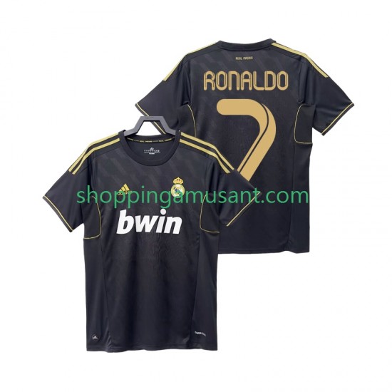 Maillot de Foot Real Madrid Cristiano Ronaldo 7 2012 Rétro Homme Extérieur 2011 Manche Courte