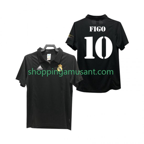 Maillot de Foot Real Madrid FIGO 10 2003 Rétro Homme Extérieur 2002 Manche Courte