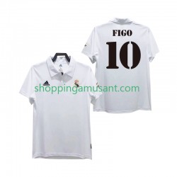 Maillot de Foot Real Madrid FIGO 10 2003 Rétro Homme Domicile 2002 Manche Courte