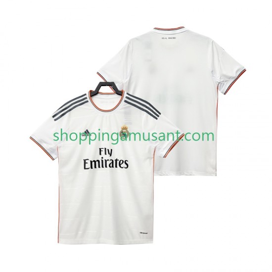 Maillot de Foot Real Madrid 2013 2014 Rétro Homme Domicile Manche Courte