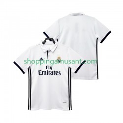 Maillot de Foot Real Madrid 2017 2018 Rétro Homme Domicile Manche Courte