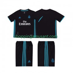 Maillot de Foot Real Madrid 2017 2018 Rétro Enfant Extérieur Manche Courte